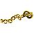 Collana Christian Dior Vintage CD Logo D'oro - vista 3