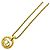 Collana Christian Dior Vintage CD Logo D'oro - vista 4