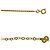 Collana Christian Dior Vintage CD Logo D'oro - vista 5