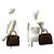 Céline Celine Vintage Macadam Blazon Muster 2-Way Handtasche Braun - Ansicht 2