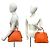 Hermès HERMES Borsa a mano/Borsa a tracolla Bolide 31 Arancione - vista 3