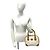 GUCCI Old Micro GG Logo Lederhandtasche Braun Weiß - Ansicht 2