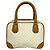 GUCCI Old Micro GG Logo Lederhandtasche Braun Weiß - Ansicht 3