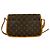 Borsa a tracolla Louis Vuitton Sologne Monogram in pelle Marrone - vista 3