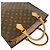 Louis Vuitton Sac Plat Monogram Tote Bag Marrone - vista 4