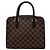 Louis Vuitton Vintage Triana Damier Lederhandtasche Braun - Ansicht 3