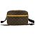Borsa a tracolla Louis Vuitton Reporter PM Monogram Logo Pattern in pelle Marrone