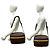 Borsa a tracolla Louis Vuitton Reporter PM Monogram Logo Pattern in pelle Marrone - vista 2