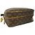 Borsa a tracolla Louis Vuitton Reporter PM Monogram Logo Pattern in pelle Marrone - vista 7