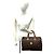 Céline Celine Vintage Macadam Blazon Pattern Handtasche Braun - Ansicht 2
