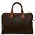 Céline Celine Vintage Macadam Blazon Pattern Handtasche Braun - Ansicht 3