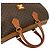 Céline Celine Vintage Macadam Blazon Pattern Handtasche Braun - Ansicht 4