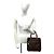 Céline CELINE Vintage Macadam Blazon Pattern Triomphe Leder Handtasche Mini Tote Bag Braun - Ansicht 2