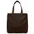 Céline CELINE Vintage Macadam Blazon Pattern Triomphe Leder Handtasche Mini Tote Bag Braun - Ansicht 3