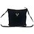 Borsa a tracolla Gucci Abbey con motivo logo GG Nero