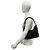 Mini borsa Gucci con motivo GG Nero - vista 2