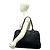 GUCCI Princy Sherry Line Leder Boston Bag Schwarz Rot Grün - Ansicht 2