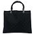 Bolso de mano Gucci Bamboo Line en lona con estampado GG Logo Negro - vista 3