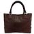 Loewe Fusta Anagram Logo Pattern Lederhandtasche Braun - Ansicht 3