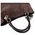 Loewe Fusta Anagram Logo Pattern Lederhandtasche Braun - Ansicht 4