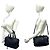 LOEWE Vintage Anagram Logo Leder 2-Way Handtasche Schwarz - Ansicht 2