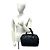 Loewe Vintage Amazona 28 Anagram Lederhandtasche Schwarz - Ansicht 2