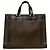 Borsa a mano Louis Vuitton Kasbek PM in pelle Taiga Marrone