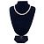 Autre Marque Collar de perlas Akoya blancas 7.5 mm con cierre de flor de plata cm 45 Blanco - vista 2