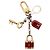 Louis Vuitton Portachiavi Cadenas in metallo oro e rosso D'oro