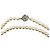 Autre Marque Collana lunga in perle d'acqua dolce bianche 7mm con chiusura a fiore argentata cm 135 Bianco - vista 3