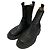 Autre Marque CORSO ROMA 9 Chelsea Boots aus Leder Schwarz