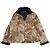Autre Marque Chaqueta LEONARD de lana y seda con estampado de leopardo Castaño Negro