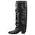 Fendi Minerva Lederstiefel Schwarz - Ansicht 3