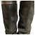 Autre Marque Sartore Leder-Wildleder-Stiefel Schwarz - Ansicht 6
