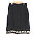 Autre Marque Falda LEONARD de mezcla de lana y mohair Negro