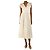 Autre Marque Donna Midi-Kleid weiß - Größe UK 6