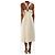 Autre Marque Donna Midi-Kleid weiß - Größe UK 6 - Ansicht 2