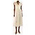 Autre Marque Donna Midi-Kleid weiß - Größe UK 6 - Ansicht 3