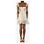Self portrait Mini vestido de encaje floral blanco - size UK 8 - vista 2