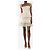 Self portrait Mini vestido de encaje floral blanco - size UK 8 - vista 3