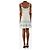 Melissa Odabash Vestido mini blanco sin mangas - size XS - vista 2