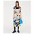 Autre Marque Stine Goya Blackley Blumenstreifen Samtkleid Mehrfarben - Ansicht 2