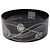 Bracciale rigido Michaela Frey in metallo ed email nero floreale