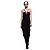 Seidenkleid mit Lederträgern Prada Herbst 2014 Schwarz