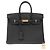 Hermès Borsa HERMES Birkin 25 in pelle grigia - 103145 Grigio