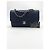 Timeless Chanel Classic Medium Flap Bag Pelle Caviar Blu Navy Blu scuro - vista 2