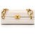 Borsa Chanel Vanity in pelle bianca Bianco - vista 2