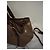 Borsa Prada in tela e pelle marrone - vista 11