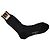 Yves Saint Laurent Gestreifte Socken Paar Anthrazitgrau