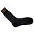 Yves Saint Laurent gemusterte Socken in Schwarz Grau